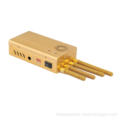 2015 New Handheld Four Bands 3G CDMA GPS Cell Phone Signal Jammer